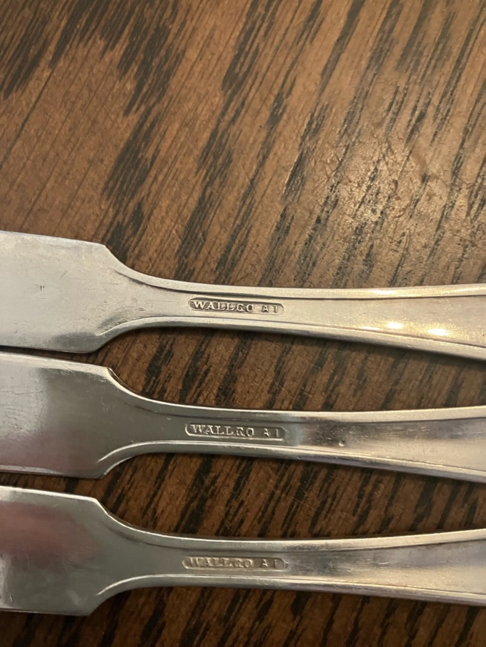 Set of 3 Vintage Silver Plate Butter Spreaders - Picture 3 of 3